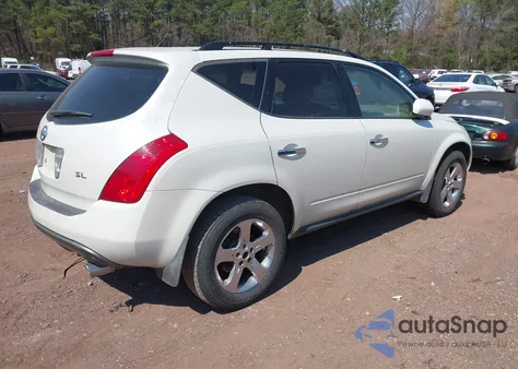 2004 Nissan Murano Sl z USA, uszkodzony, nr VIN JN8AZ08T34W204551